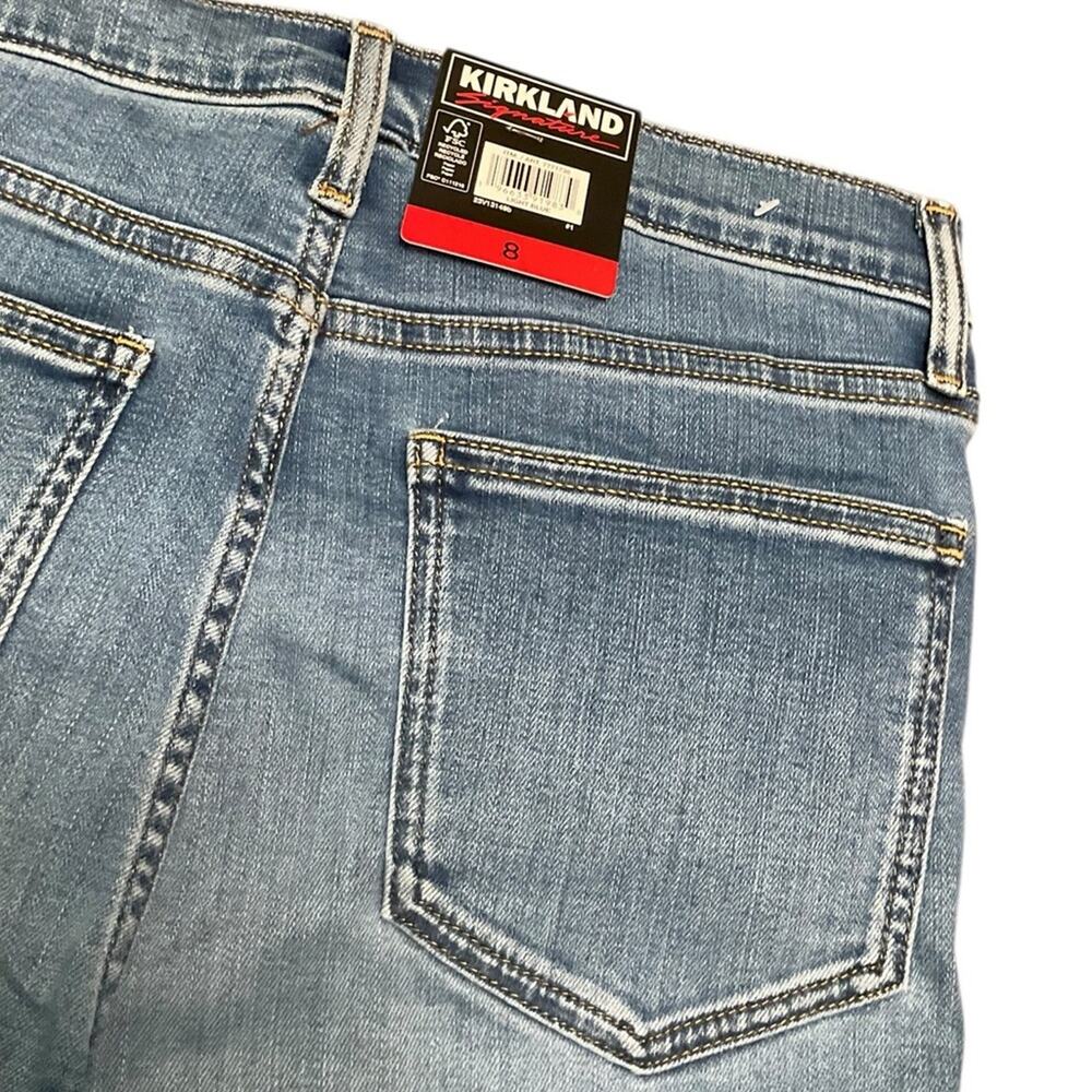 Kirkland Signature Women's Jeans Light Blue High Rise Stretch Size 8 NWT - Picture 9 of 9
